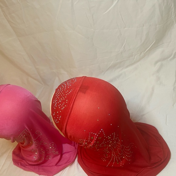 Muslim one piece kids hijab lslamic girl solid Scarf Arab head Wrap Hat - Picture 5 of 12